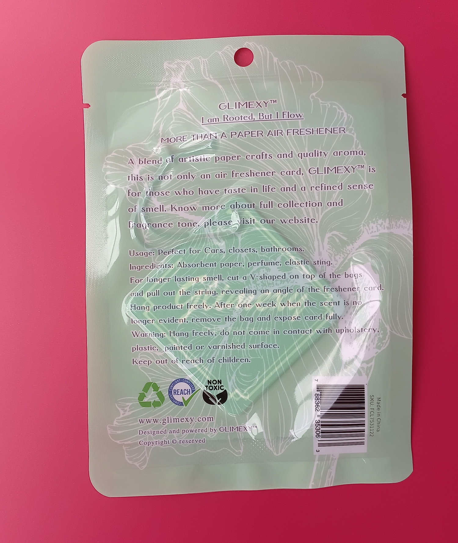 Wholesale GLIMEXY Car Air Freshener Branded Car Freshener